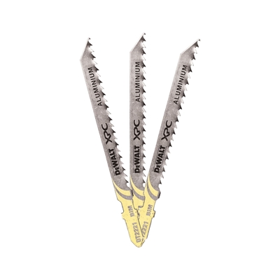 Lames XPC p/ scie sauteuse dentures fraisées BIM coupe fine aluminium 30mm max paquet de 3