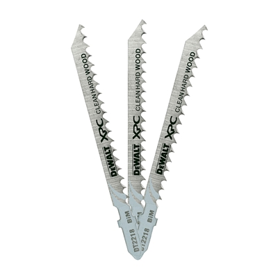 Lames XPC p/ scie sauteuse dentures rectifiées BIM coupe fine bois dur 60mm max paquet de 3