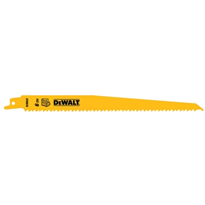 Lames de scie sabre bi-métal 228mm p/ coupe fine et rapide dans le bois/ bois avec clous/ pvc blister de 5
