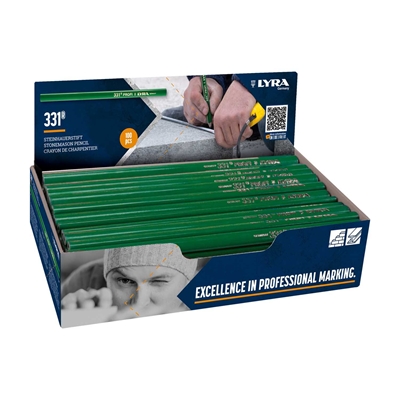 Crayon de maçon Lyra Profi R.331 30cm Vert vente au détail