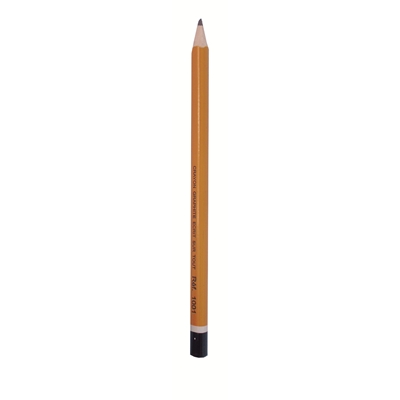 Crayon octogonal mine grasse Grise Ecritout