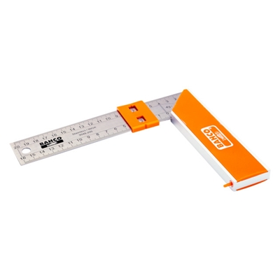 Equerre de charpentier avec marqueur glissant 400mm