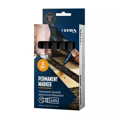 Marqueur indélébile Lyra Noir vente au détail