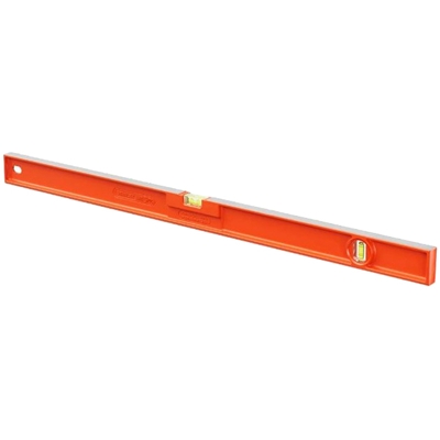 Niveau alu rectangle 2 fioles antichocs TMLH 60cm Orange