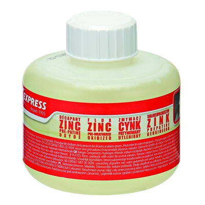 Décapant flux p/soudure zinc prépatiné flacon 250ml