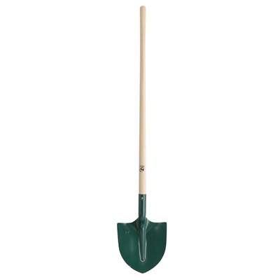 Pelle ronde tole 29cm manche bois 1.10m