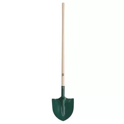 Pelle ronde tole 29cm manche bois 1.10m