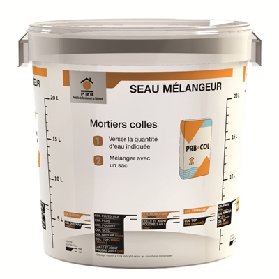 Seau mélangeur gradué sans couvercle PRB 8320 32L