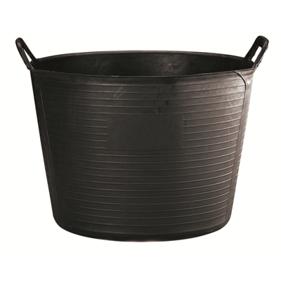 Seau souple plastique renforcé 40L réf. 53050 Noir