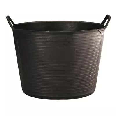 Seau souple plastique renforcé 40L réf. 53050 Noir