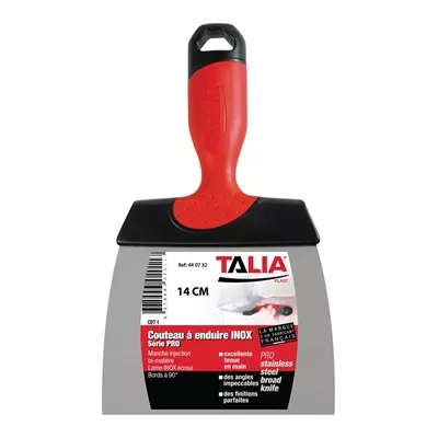 Couteau a enduire lame inox 14