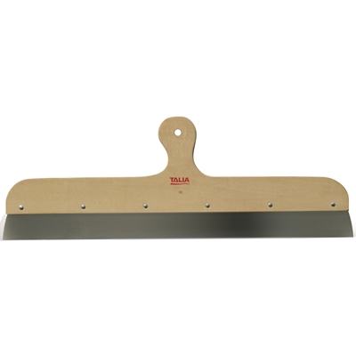 Couteau à enduire inox 60cm monture bois