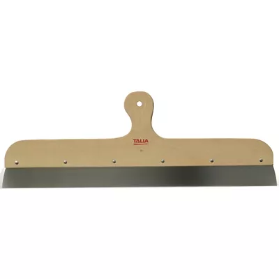 Couteau à enduire inox 60cm monture bois