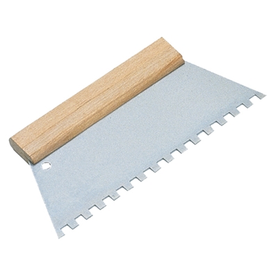 Spatule à colle 25cm dents D. 8 x 8mm