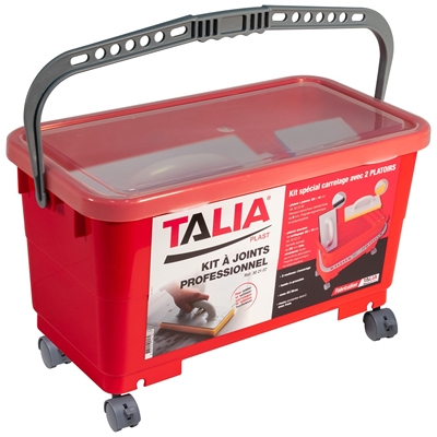 Kit nettoyage Pro à rouleaux seau 23L R.302107 p/ joint carrelage