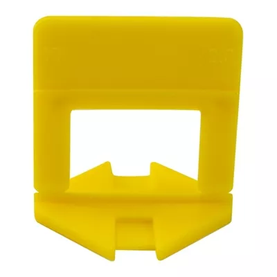Brides autonivelantes 2mm Jaune sachet de 100 pces