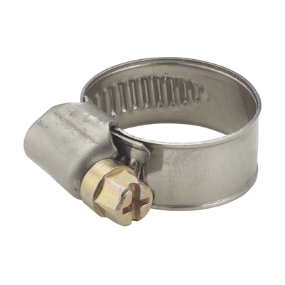 Collier de serrage acier à crémaillère larg. 12 mm D. 16-25mm Aroz blister de 2
