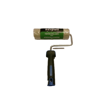 Rouleau finition brillante fibre 5mm D. 48 x 180mm manche bi-matière