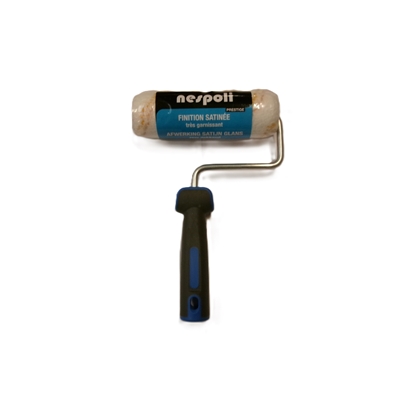 Rouleau finition satinée fibre 9mm D. 48 x 180mm manche bi-matière