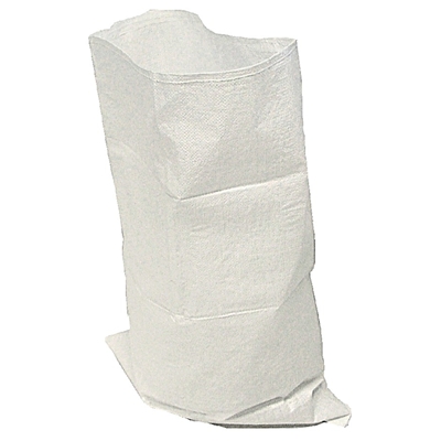 Sac à gravats polypropylène tissé 55 x 95cm 70L Blanc Lot de 10