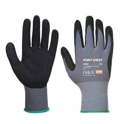 Gants DermiFlex A350 T= L Noir