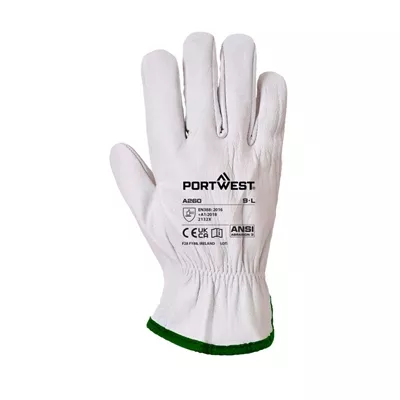 Gants Driver cuir Oves A260 T= L Gris