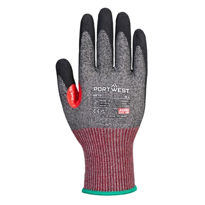 Gants anti-coupures nitrile AHR13 A672 T= L Noir