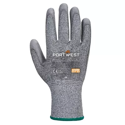 Gants paume PU anti-coupure C A622 T= L Gris