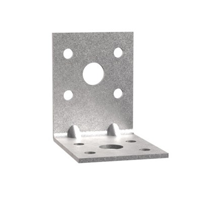 Equerre d'assemblage acier galvanisé Ea ép. 2 x 40mm 40 x 40mm