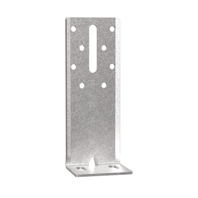 Equerre de bardage acier Galva Ebcn ép. 2.5 x 65mm 118 x 53mm