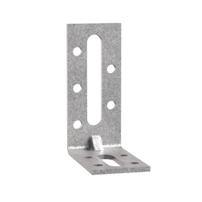 Equerre de fixation acier galvanisé renforcée Efixr ép. 2.0 x 30mm 70 x 55mm