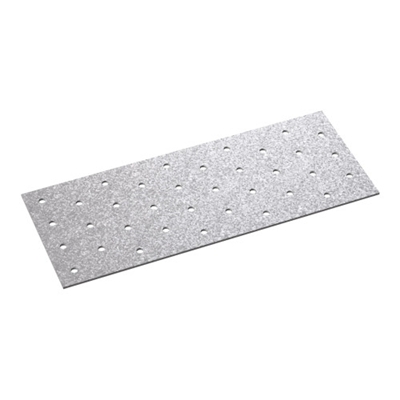 Plaque perforée acier Galva ép. 2mm 100 x 200mm