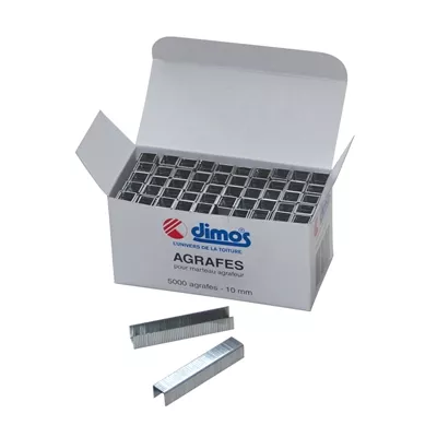Agrafes 10mm p/ marteau agrafeur R. 195420 boîte de 5000