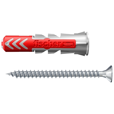 Chevilles bi-matière à expansion Duopower D. 8 x 40mm + vis blister de 8