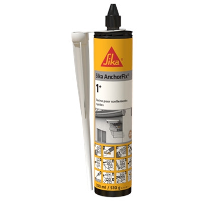 Résine p/ scellement rapide Sika Anchorfix-1+ (Pro) cartouche 300ml Gris