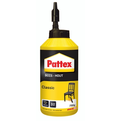 Colle à bois vinyl Classic Pattex biberon 750gr Blanche