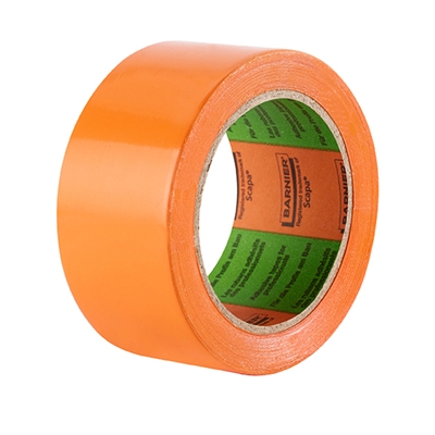 Adhésif pvc plastifié masse caoutchouc 6095 Orange 50mm x 33ml Barnier