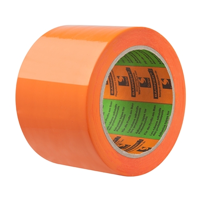 Adhésif pvc plastifié masse caoutchouc 6095 Orange 75mm x 33ml Barnier
