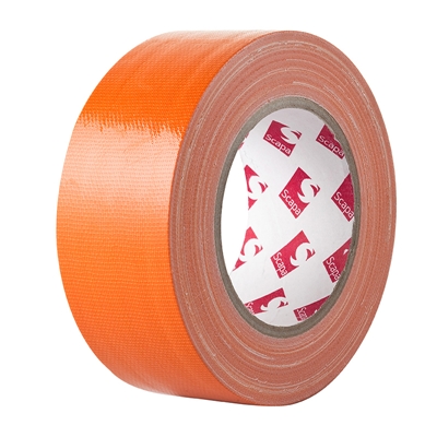 Ruban toile facadier 3119 Orange 48mm x 33ml Barnier