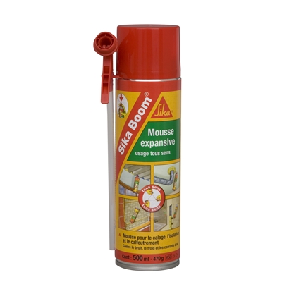 Mousse expansive polyuréthane Sika Boom 151 Multiposition (tous sens) aérosol 500ml Beige