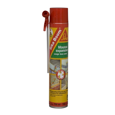 Mousse expansive polyuréthane Sika Boom 151 Multiposition (tous sens) aérosol 750ml Beige