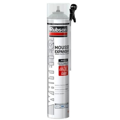 Mousse expansive thermique & phonique manuelle Rubson White aérosol 750ml