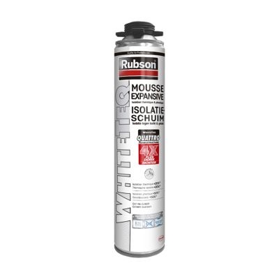 Mousse expansive thermique & phonique pistolable White Teq Rubson aérosol 750ml