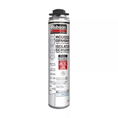 Mousse expansive thermique & phonique pistolable White Teq Rubson aérosol 750ml