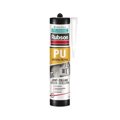 Mastic polymère joint/collage PU200 SNJF Rubson cartouche 280ml Gris