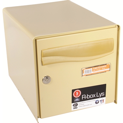 Boîte aux lettres acier double face R-Box Lys Beige