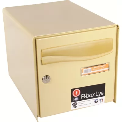 Boîte aux lettres acier double face R-Box Lys Beige