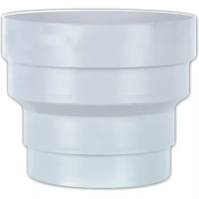 Réduction droite pvc femelle-mâle D. 125-100mm Blanc Autogyre
