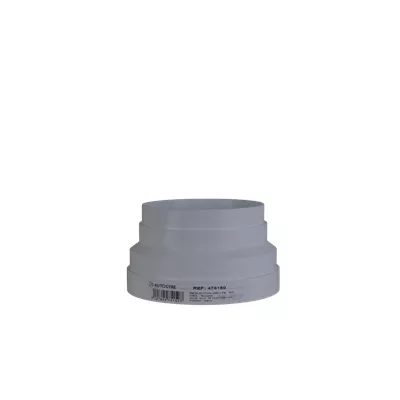 Réduction droite pvc femelle-mâle D. 150-125mm Blanc Autogyre
