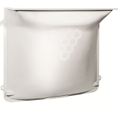 Cour anglaise composite Multinorm 3en1 100 x 40cm ht. 60cm grille Galva maille 30/30mm